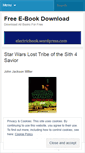 Mobile Screenshot of electricbook.wordpress.com