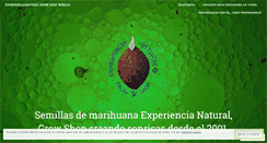 Desktop Screenshot of experiencianatural.wordpress.com