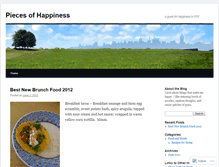 Tablet Screenshot of piecesofhappinessnyc.wordpress.com