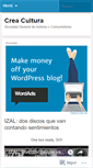 Mobile Screenshot of creacultura.wordpress.com