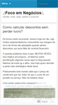 Mobile Screenshot of focoemnegocios.wordpress.com