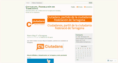 Desktop Screenshot of ciutadanstarragona.wordpress.com