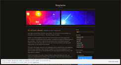 Desktop Screenshot of flyingkarma.wordpress.com