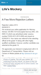 Mobile Screenshot of lifesmockery.wordpress.com