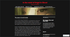 Desktop Screenshot of angelinblood.wordpress.com