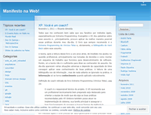 Tablet Screenshot of manifestonaweb.wordpress.com