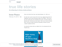 Tablet Screenshot of mytruelifestories.wordpress.com