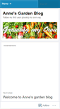 Mobile Screenshot of annesgardenblog.wordpress.com