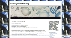 Desktop Screenshot of luzmarycolorado.wordpress.com