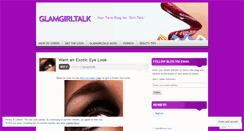 Desktop Screenshot of glamgirltalk.wordpress.com