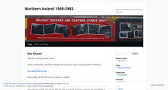 Desktop Screenshot of nireland1949to1993.wordpress.com