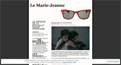 Desktop Screenshot of lemariejeanne.wordpress.com