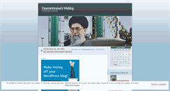 Desktop Screenshot of esperantonews.wordpress.com