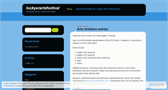 Desktop Screenshot of lockyerartsfestival.wordpress.com