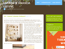 Tablet Screenshot of andrewandamanda.wordpress.com