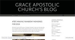 Desktop Screenshot of graceapostolicchurch.wordpress.com