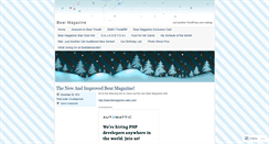 Desktop Screenshot of bearmagazine.wordpress.com