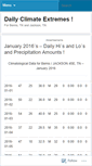 Mobile Screenshot of dailyclimateextremes.wordpress.com