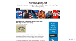 Desktop Screenshot of cornsyrupkills.wordpress.com