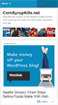Mobile Screenshot of cornsyrupkills.wordpress.com