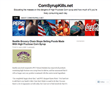 Tablet Screenshot of cornsyrupkills.wordpress.com