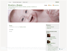 Tablet Screenshot of mamaesabordo.wordpress.com