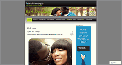 Desktop Screenshot of bjandshenequa.wordpress.com