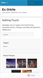 Mobile Screenshot of exorbite.wordpress.com