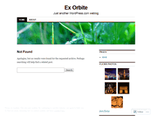 Tablet Screenshot of exorbite.wordpress.com