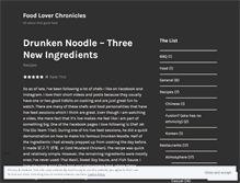 Tablet Screenshot of foodloverchronicles.wordpress.com