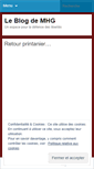 Mobile Screenshot of mhgblog.wordpress.com