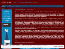 Tablet Screenshot of mhgblog.wordpress.com