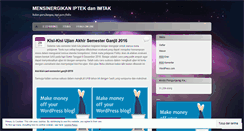 Desktop Screenshot of fisikaanhariaqso.wordpress.com
