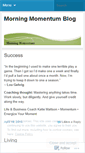 Mobile Screenshot of morningmomentum.wordpress.com