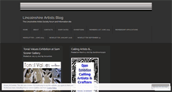 Desktop Screenshot of lincsartists.wordpress.com