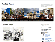 Tablet Screenshot of catolicochapin.wordpress.com