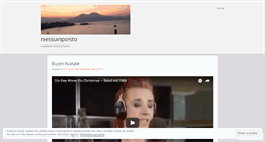 Desktop Screenshot of nessunposto.wordpress.com