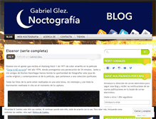 Tablet Screenshot of noctografia.wordpress.com