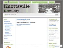 Tablet Screenshot of knottsville.wordpress.com