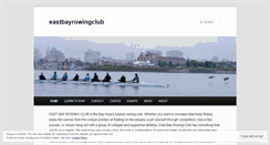 Desktop Screenshot of eastbayrowingclub.wordpress.com