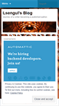 Mobile Screenshot of lsengul.wordpress.com