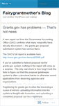 Mobile Screenshot of fairygrantmother.wordpress.com