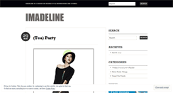 Desktop Screenshot of imadelinee.wordpress.com