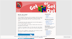 Desktop Screenshot of getnorgetout.wordpress.com