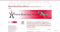 Desktop Screenshot of homebasedcarealliance.wordpress.com