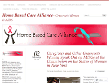 Tablet Screenshot of homebasedcarealliance.wordpress.com