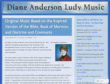 Tablet Screenshot of dianeandersonludymusic.wordpress.com