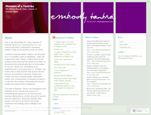Tablet Screenshot of memoirsofatantrika.wordpress.com