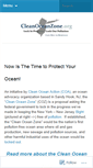 Mobile Screenshot of cleanocean.wordpress.com