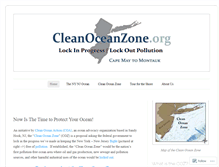 Tablet Screenshot of cleanocean.wordpress.com